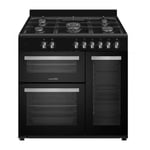 La Germania - SM903N Cuisiniere 3 Fours Noire - Noir