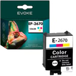 Epson 2670 kolmivärinen tulostin värikasetti , 7 ml , 200 sivua , C13T26704010 , yhteensopiva WF-100W WF-110W T2661 T2661 T2670 kanssa.