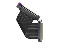 Cooler Master Riser Cable Ver. 2 - Pci Express X16-Kabel - Pci Express (Hun) Vinklet Til Pci Express (Hann) - 20 Cm - Stigerør - Svart