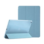 For Apple iPad Air 2/2nd Generation A1566 A1567 Smart Case with Automatic Magnetic Wake/Sleep (LIGHT BLUE)