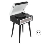 EU Plug 100‑240V HY‑T10 Record Player BT 5.0 Turntable USB/Memory Ca