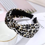 Headband Bandeau Cheveux Femme Femmes Léopard Bandeau Mode Dot Lunette Coiffure Nouage Large Côté Cheveux Cerceau Cheveux Accessoires Nouveau Hiver Diadème 3