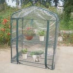 Mini Petite Serre pour Plantes à L'extérieur, Intérieur, Tente de Serre de Culture Portable avec Ouvertures à Glissière Maison de Fleurs Jardinage