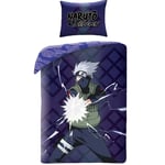 Naruto Set Lit Kakashi Hatake Original Housse de Couette 140x200cm Polyester