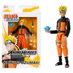 Bandai - Anime Heroes - Naruto Shippuden - Figurine Anime Heroes 17 cm - Naruto Uzumaki