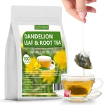 ULTHMOK Premium Dandelion Root & Leaf Tea,100 Tea Bags/7.06Oz,for Liver Detox,1