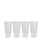 Stelton Pilastro long drink glas 0.3 l. 4- Pack Transparant