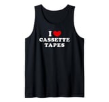 I Love Cassette Tapes, I Heart Cassette Tapes Tank Top