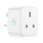 Smart Plug, EIGHTREE 13A WiFi Smart Plug with Energy Monitoring, Smart Home Socket Works with Alexa & Google Assistant, Wireless Remote Control Timer Plug, 2.4 GHz Wi-Fi Only