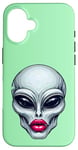 iPhone 16 Alien with Full Beautiful Lips Case