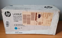 HP 504A Laserjet Print Cartridge - CE251AC - Cyan Toner - CP3525, CM3530 NEW