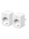 Deltaco SMART HOME smart plug with energy monitoring 16A 2-pack