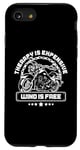 Coque pour iPhone SE (2020) / 7 / 8 Therapy Is Cher Wind Is Free Moto Bike Rider