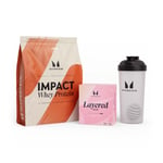 Impact Whey Protein + Layered Protein Bar Bundle - Vanilla Birthday - Strawberry Cream