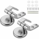 2pcs Charniere Abattant wc Fixations de Remplacement Charniere Abattant En Alliage De Zinc wc Siège Charnière pour bois Résine mdf Abattant wc