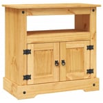 Meuble tv, Banc tv, Armoire de rangement Gamme Corona pin mexicain 80x43x78 cm LWW41137 Maisonchic