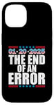 Coque pour iPhone 14 20 janvier 2025 The End Of An Error USA Trump Inauguration