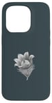 Coque pour iPhone 15 Pro Pasqueflower gris