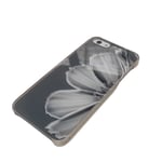 COQUE RIGIDE SIGNATURE FLEUR POUR APPLE IPHONE 5 5S SE 2016 GRIS