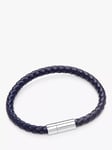 BARTLETT LONDON Men's Woven Leather Bracelet