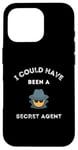 Coque pour iPhone 16 Pro Spy Secret Agent Movie Books Fan Reader Dad Père Mom