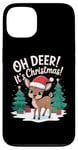 iPhone 13 Oh Deer It's Christmas Pun Funny Xmas Day Quote Phrase Cute Case