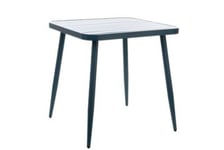 Table de jardin carrée en aluminium L75 - COQUELICOT