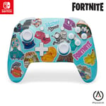 Manette sans fil améliorée PowerA pour Nintendo Switch - Passion stickers Fortnite, Nintendo Switch modèle OLED, Nintendo Switch Lite, Gamepad, manette de jeu, manette Bluetooth