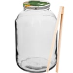 Bac en verre verre Twist-Off 4L avec pince pour concombres salés concombres