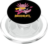 Rocksolotl Guitare Axolotl pour enfant PopSockets PopGrip pour MagSafe