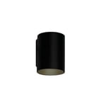 Tubus W108 vegglampe utendørs ned lys 6,1W 3000 Kelvin IP65 - Dimbar - Svart