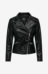 Only - Jacka onlManilla Faux Leather Biker Otw - Svart