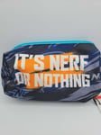 NERF 'It's Nerf Or Nothing' Zipped Polyester Pencil Case Official - NEW UK