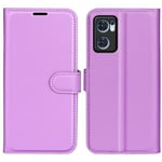 Oppo Find X5 Lite 5G      Pu Wallet Case    [Purple]