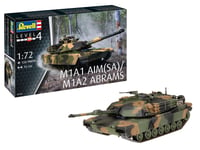 M1A1 Aim (Sa) / M1A2 Abrams Réservoir 1:72 Plastique Model Kit Revell