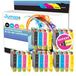 20 cartouche jet d'encre Jumao compatibles pour Epson Expression Home XP345 445