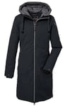 G.I.G.A. DX Femme Parka fonctionnelle avec capuche amovible/parka imperméable GW 2 WMN PRK, black, 36, 39828-000