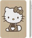 Hello Kitty Étui Pour Ipad 2020 Matériau Tpu Antichoc Réglage Automatique De L'angle De Veille/Réveil Mignon Housse De Protection Transparente 10.2in