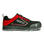 SPARCO Cup S1p, Unisex Sparco Lightweight Safety Shoes, Red, 11.5 UK