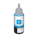 Bouteille encre compatible Epson 102/103/104/106/107/T6642/T6732 cyan