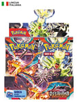 Pokémon- Présentoir d'enveloppes de l'expansion écarlate et Violet – Obsidienne enflammée du JCC (36 boosters) édition en Italien, 186-61340