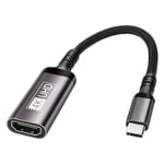 Adaptateur USB C vers HDMI - Adaptateur Type C vers HDMI 4K (Thunderbolt 3 Compatible), Sortie Audio Vidéo pour MacBook Pro/Air, Pixelbook, iPad Pro,