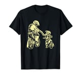 Father and Son Dirt Bike Racer Dirt Road Racing Motorcycle T-Shirt