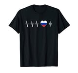 Russian Heartbeat - I Love Russia Country Gift Idea T-Shirt