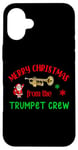 iPhone 16 Plus Merry Christmas from the Trumpet Crew Band Member Musician Case