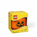 LEGO PUMPKIN STORAGE HEAD LARGE BOYS BRAND NEW IN BOX FREE P&P HALLOWEEN