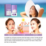 2pcs 20g Sunscreen Stick SPF 50+ Brightening Moisturizing Outdoor Ultraviole GF0