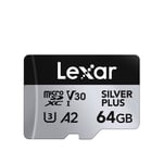 LEXAR MICRO SD 64GB U3 V30 UHS-II R205/W100