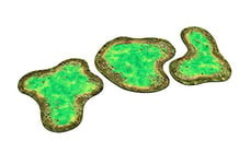 Terrain 2D - Toxic Pond pour Warmachine & Hordes, Warhammer 40k et Autres Jeux de Figurines et RPGs