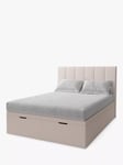 Koti Home Avon Upholstered Ottoman Storage Bed, King Size